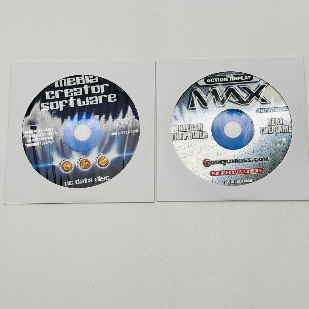 Action Replay Max & Media Creator Software Sony PlayStation 2 PS2 Cheat System